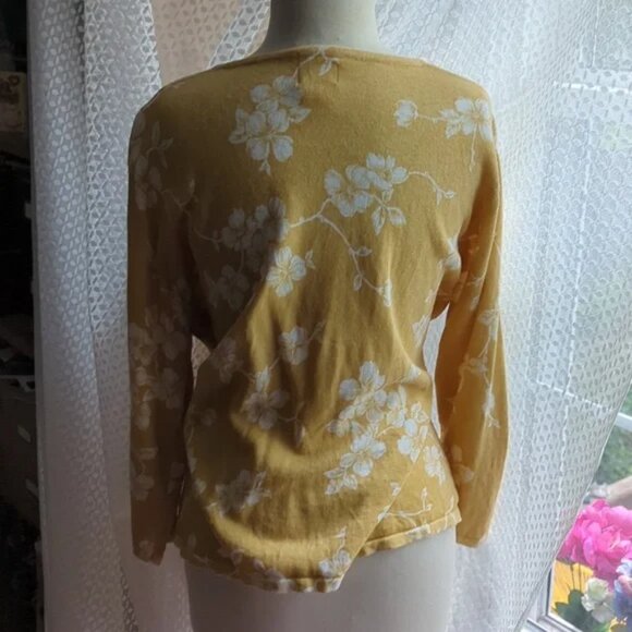 🌼 HEARTS OF PALM Spring Cardigan XL 🌼 - Picture 3 of 5